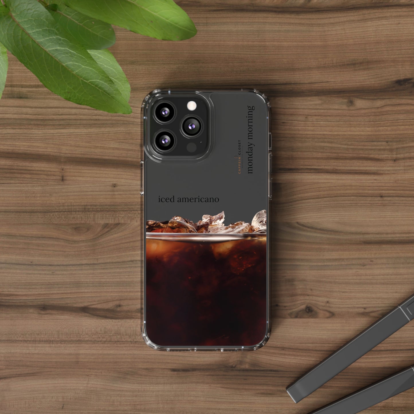 Iced Americano Clear Case